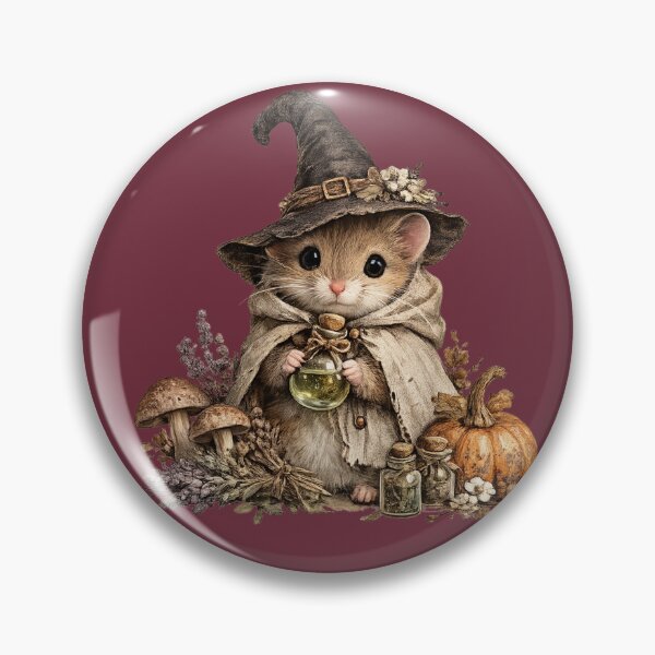 Item preview, Premium Cottagecore Witch Apothecary Mouse Art – Vintage Halloween Print designed and sold by MagicMakerPh.