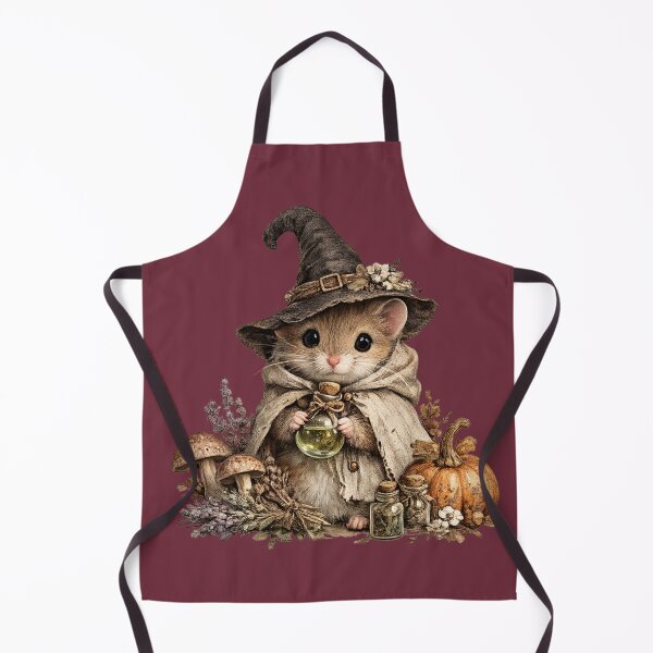 Item preview, Premium Cottagecore Witch Apothecary Mouse Art – Vintage Halloween Print designed and sold by MagicMakerPh.
