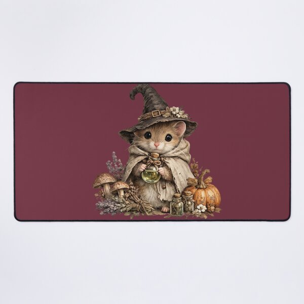 Item preview, Premium Cottagecore Witch Apothecary Mouse Art – Vintage Halloween Print designed and sold by MagicMakerPh.