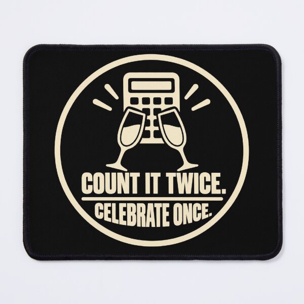 Item preview, Count It Twice Celebrate Once Surgical Technologist Humor designed and sold by DreamLayerStudio.