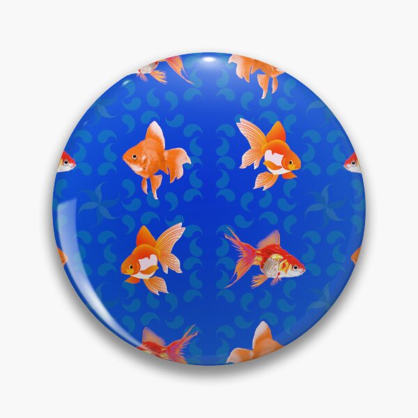 Item preview, Golden Goldfish – Colourful Fish Pattern designed and sold by NatureBuddy.