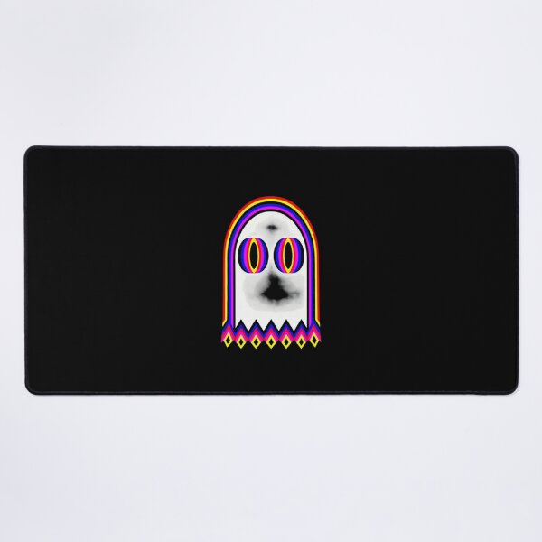 Item preview, Psychedelic Ghost Vaporwave Rainbow Optical Illusion Rave Art designed and sold by ChaosColorCo.