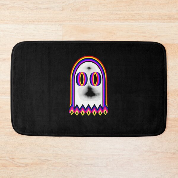 Item preview, Psychedelic Ghost Vaporwave Rainbow Optical Illusion Rave Art designed and sold by ChaosColorCo.