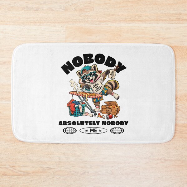 Item preview, Nobody: Absolutely Nobody: Me – Chaotic Raccoon Pizza & Laundry Humor designed and sold by Peerless-Prime.