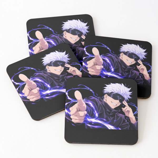Item preview, White Hair Anime Sorcerer – Purple Energy Supernatural Warrior designed and sold by FXFandomFactory.