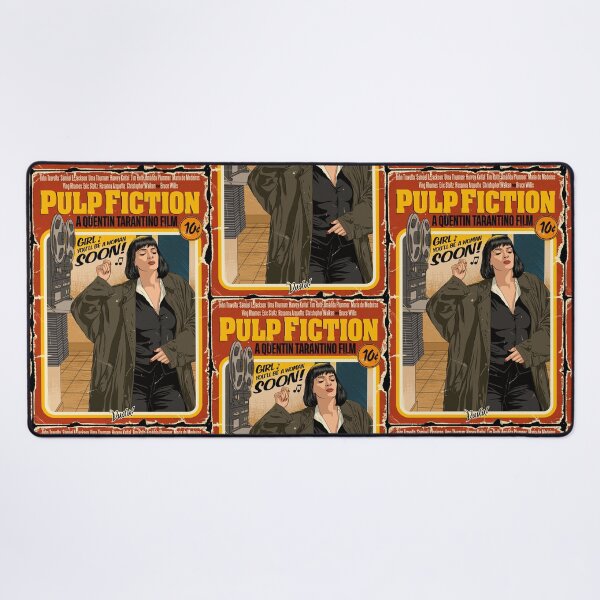 Item preview, Pulp Fiction Retro Movie Poster designed and sold by Vudu! ⚡ Studio.