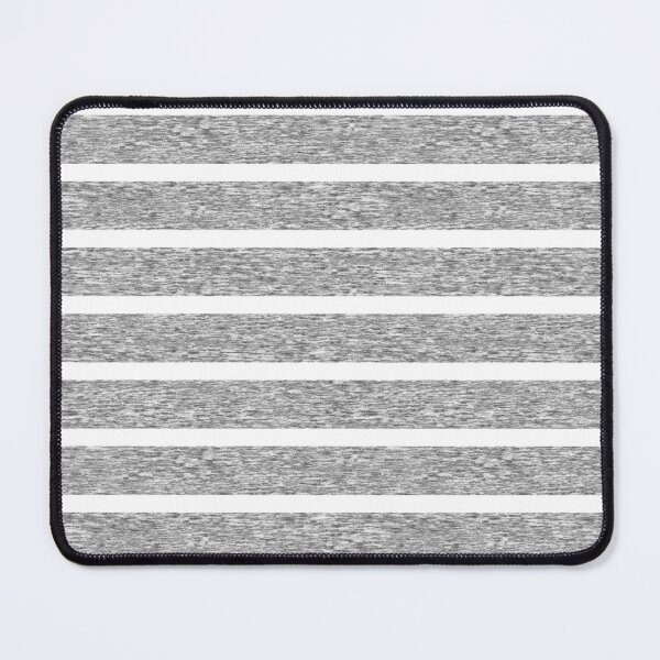 Item preview, Heathered Grey and White Horizontal Stripes – Faux Knit Texture Pattern designed and sold by EK EXCLUSIVE.