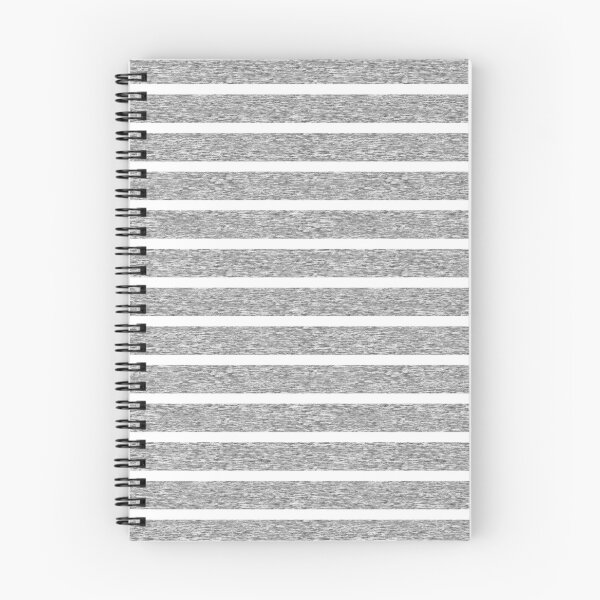 Item preview, Heathered Grey and White Horizontal Stripes – Faux Knit Texture Pattern designed and sold by EK EXCLUSIVE.