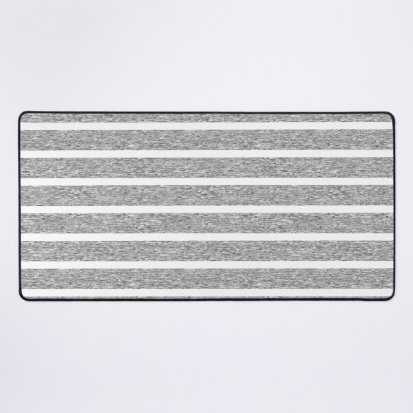 Item preview, Heathered Grey and White Horizontal Stripes – Faux Knit Texture Pattern designed and sold by EK EXCLUSIVE.