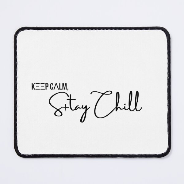 Item preview, Keep Calm and Stay Chill – Minimalist Hand Lettering Typography designed and sold by Maurizio 1979.