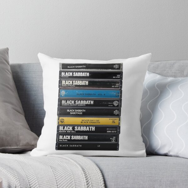 Item preview, Black Sabbath - Studio Albums -  Vintage Cassette Print designed and sold by Mr Mustard Prints.