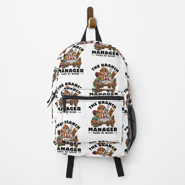 Item preview, The Branch Manager Hard at Work – Funny Beaver Lumberjack CEO designed and sold by Peerless-Prime.