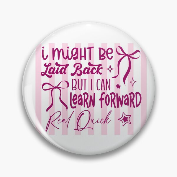 Item preview, I Might Be Laid Back But I Can't Lean Forward Funny Quote designed and sold by LASTIQUE-dd.