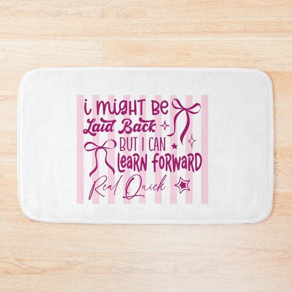 Item preview, I Might Be Laid Back But I Can't Lean Forward Funny Quote designed and sold by LASTIQUE-dd.