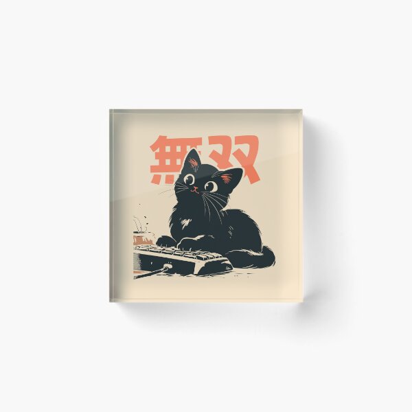 Item preview, Black Cat Mechanical Keyboard Programmer Japanese designed and sold by mustbewhy.