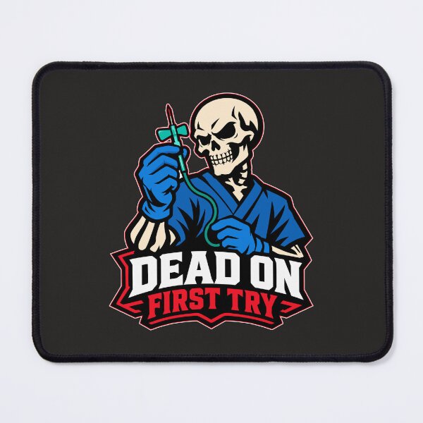 Item preview, Phlebotomist Skeleton Shirt - Dead On First Try Halloween Tee designed and sold by 3Tubes.