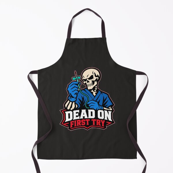 Item preview, Phlebotomist Skeleton Shirt - Dead On First Try Halloween Tee designed and sold by 3Tubes.
