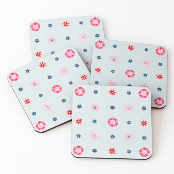 Item preview, Jaipur Floral Trellis - Mist Blue designed and sold by Piret Victoria Ribas.