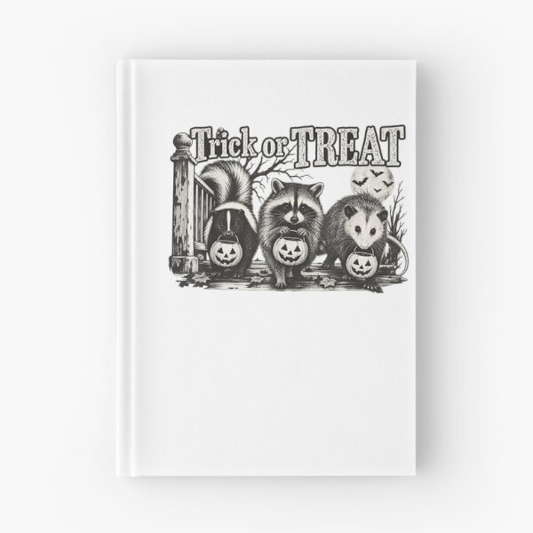 Item preview, Trick Or Treat Raccoon Opossum Skunk Cute Halloween Animals  designed and sold by ocustdaleman.