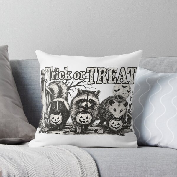 Item preview, Trick Or Treat Raccoon Opossum Skunk Cute Halloween Animals  designed and sold by ocustdaleman.