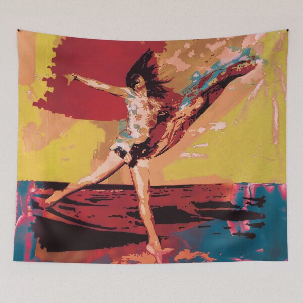 Item preview, Handmade Mixed Media Contemporary Dancer Art - Fluid Energy designed and sold by supernikol.