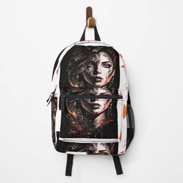 Item preview, Futuristic Warrior Woman Face - Cyber Y2K Power Art designed and sold by Aisha Reda.