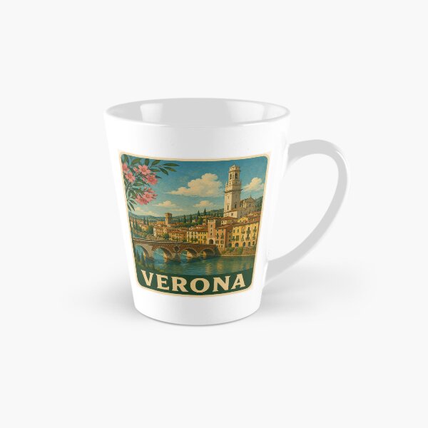 Item preview, Verona Veneto Italia Cartel de viaje vintage designed and sold by Passeggiata Prints.