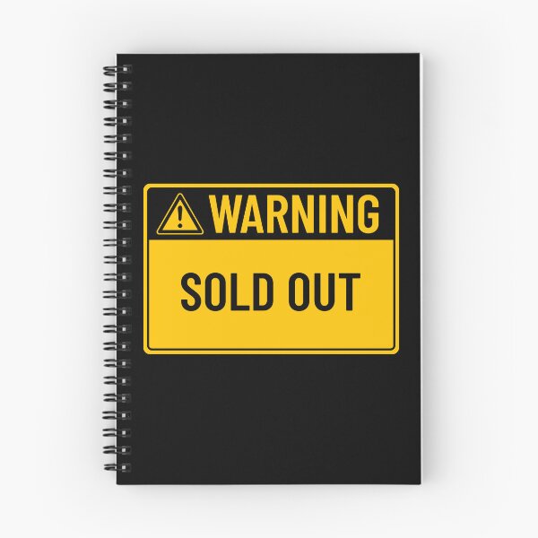 Item preview, Warning: Sold Out designed and sold by mr-k-store.