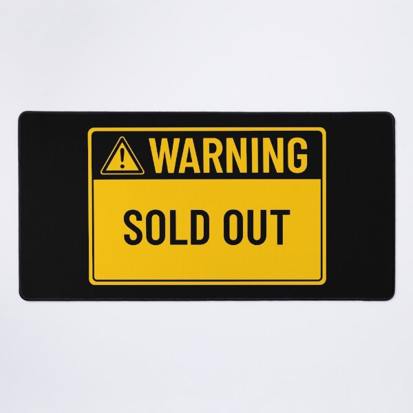 Item preview, Warning: Sold Out designed and sold by mr-k-store.