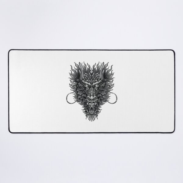 Item preview, Grey Asian Dragon Tattoo Design with Intricate Details designed and sold by laxxers.
