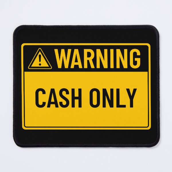 Item preview, Warning: Cash Only designed and sold by mr-k-store.