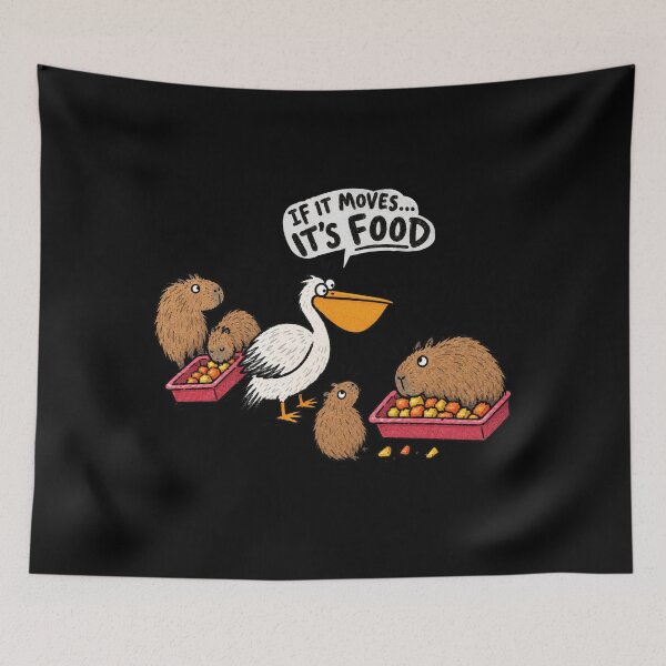 Item preview, Pelican x pelican eats everything designed and sold by The  Knick Knack Nook.