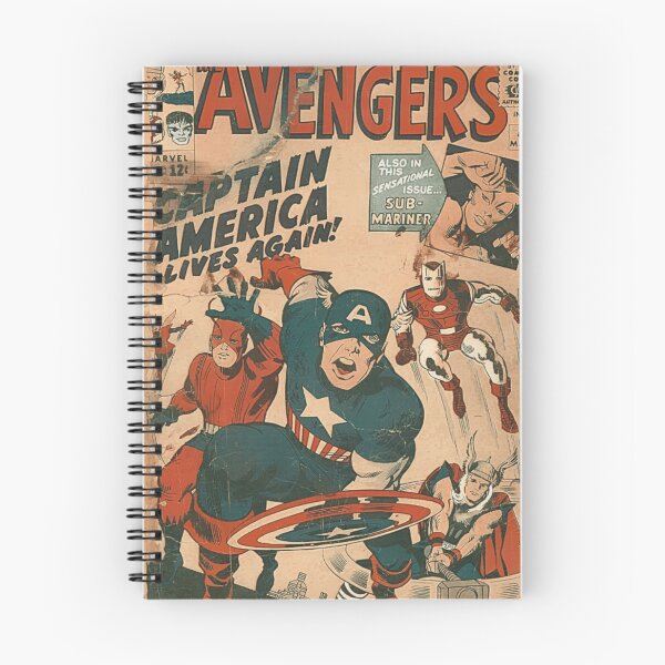 Item preview, Avengers #4 Classic Comic Book Cover Wall Art designed and sold by Iceberg Comic Book Lounge.