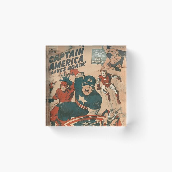 Item preview, Avengers #4 Classic Comic Book Cover Wall Art designed and sold by Iceberg Comic Book Lounge.