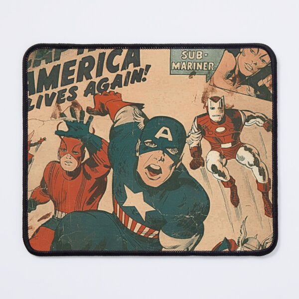 Item preview, Avengers #4 Classic Comic Book Cover Wall Art designed and sold by Iceberg Comic Book Lounge.