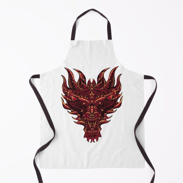Item preview, Western Red Dragon Fantasy Art Illustration with Fiery Wings and Majestic Pose designed and sold by laxxers.