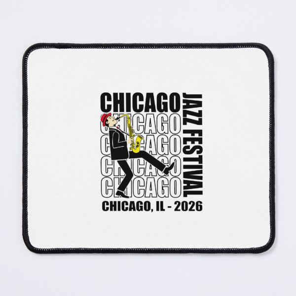 Item preview, Chicago Jazz Festival 2026 designed and sold by ChaosColorCo.