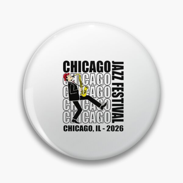 Item preview, Chicago Jazz Festival 2026  designed and sold by ChaosColorCo.