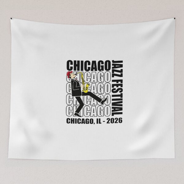 Item preview, Chicago Jazz Festival 2026  designed and sold by ChaosColorCo.