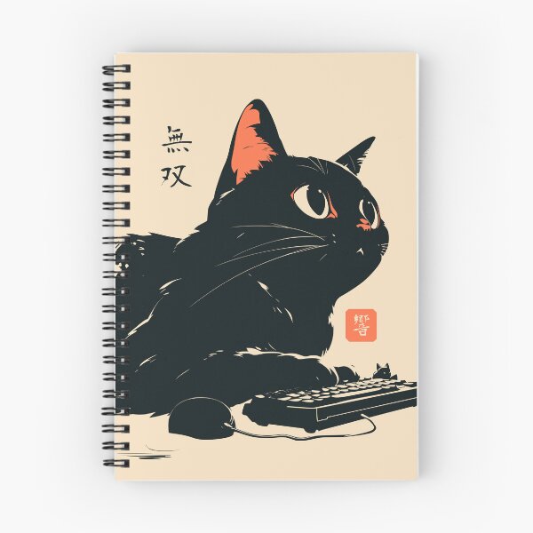 Item preview, Gamer Cat Keyboard Japanese Aesthetic designed and sold by mustbewhy.