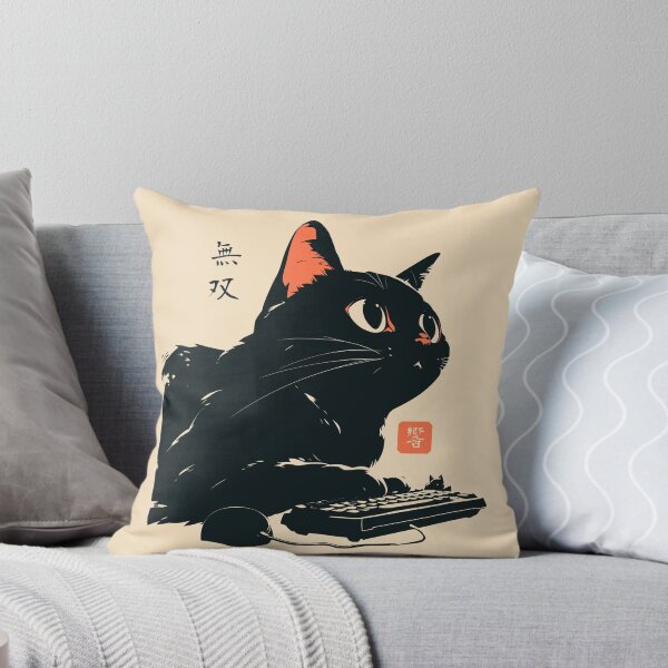 Item preview, Gamer Cat Keyboard Japanese Aesthetic designed and sold by mustbewhy.