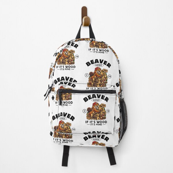 Item preview, Beaver Logic – If It’s Wood, It’s Mine | Funny Lumberjack & Forestry Humor designed and sold by Peerless-Prime.