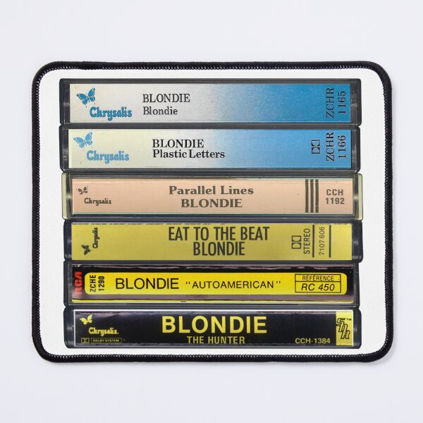 Item preview, Blondie - Studio Albums -  Vintage Cassette Print designed and sold by Mr Mustard Prints.
