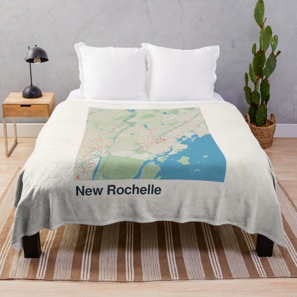 Item preview, New Rochelle Minimalistic Map Art designed and sold by MapsNerd.