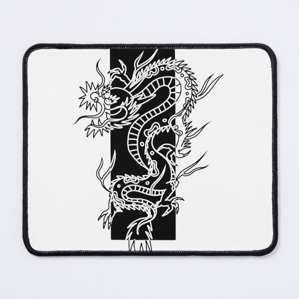 Item preview, Vintage Style Old School Dragon Illustration with Classic Tattoo Vibes designed and sold by laxxers.