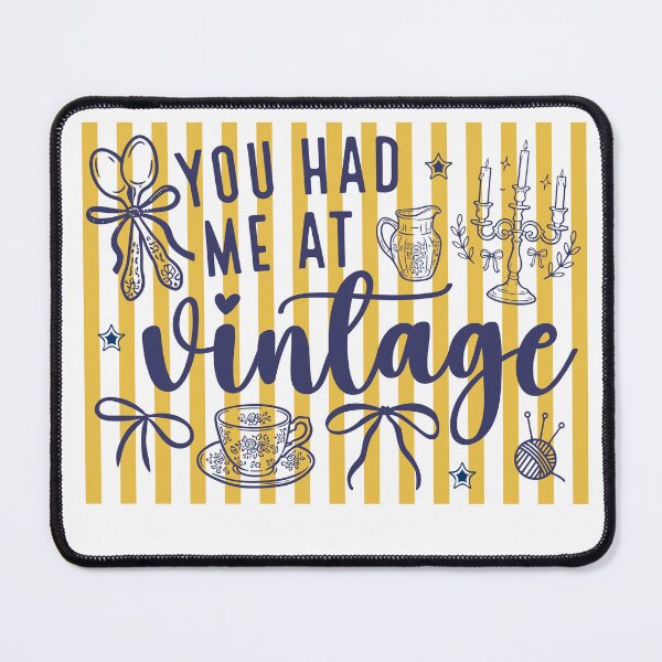Item preview, You Had Me At Vintage Thrifting Bow Design designed and sold by LASTIQUE-dd.