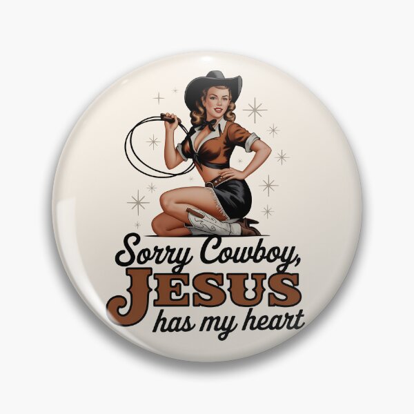 Item preview, Vaquera vintage Lo siento vaquero Jesús tiene mi corazón designed and sold by legendaryskins.