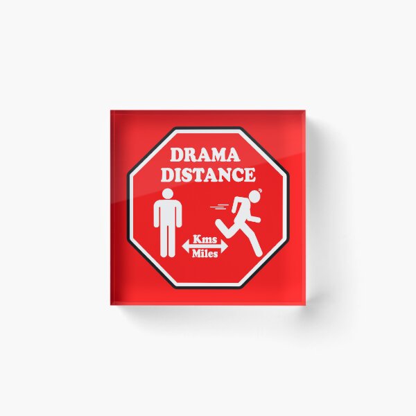 Item preview, Drama distance designed and sold by Yamy Morrell Art and Design.