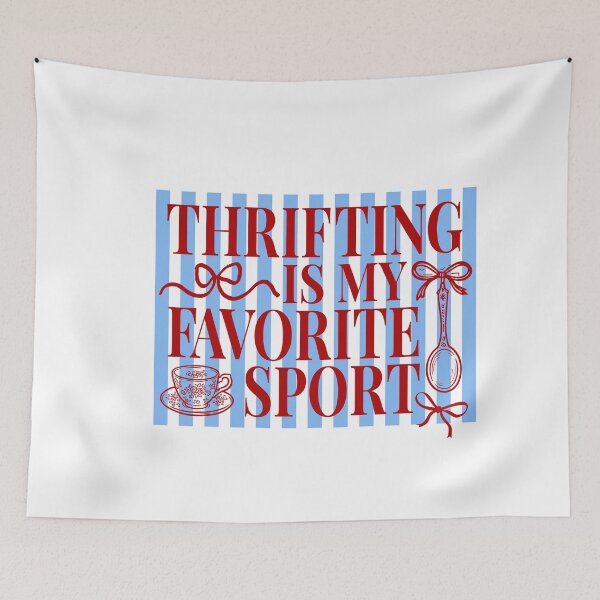 Item preview, Thrifting Is My Favorite Sport Vintage Shopping Quote designed and sold by LASTIQUE-dd.
