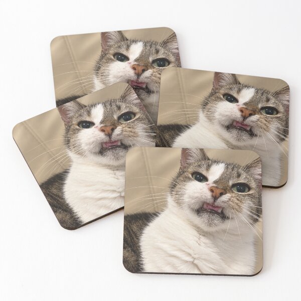 Item preview, Funny Grumpy Cat Teefies & Attitude, cute pet portrait designed and sold by Astute-Artio-Photography.